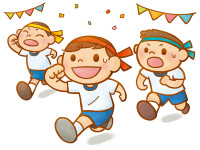 運動会のイラスト
